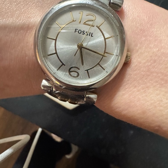 Fossil Silver and Gold Watch Equestrian Classic - Picture 3 of 7